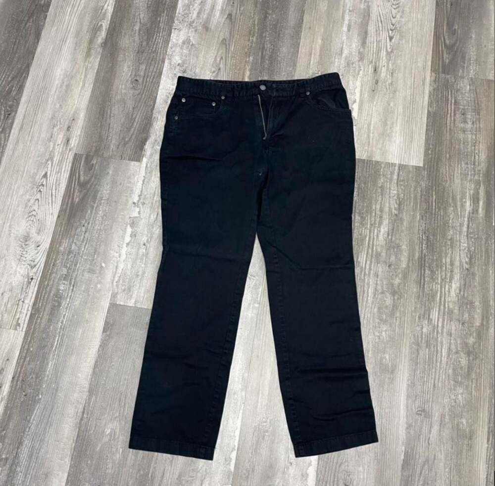 INC International Concepts Milan Slim Fit Pants 33x32 Black